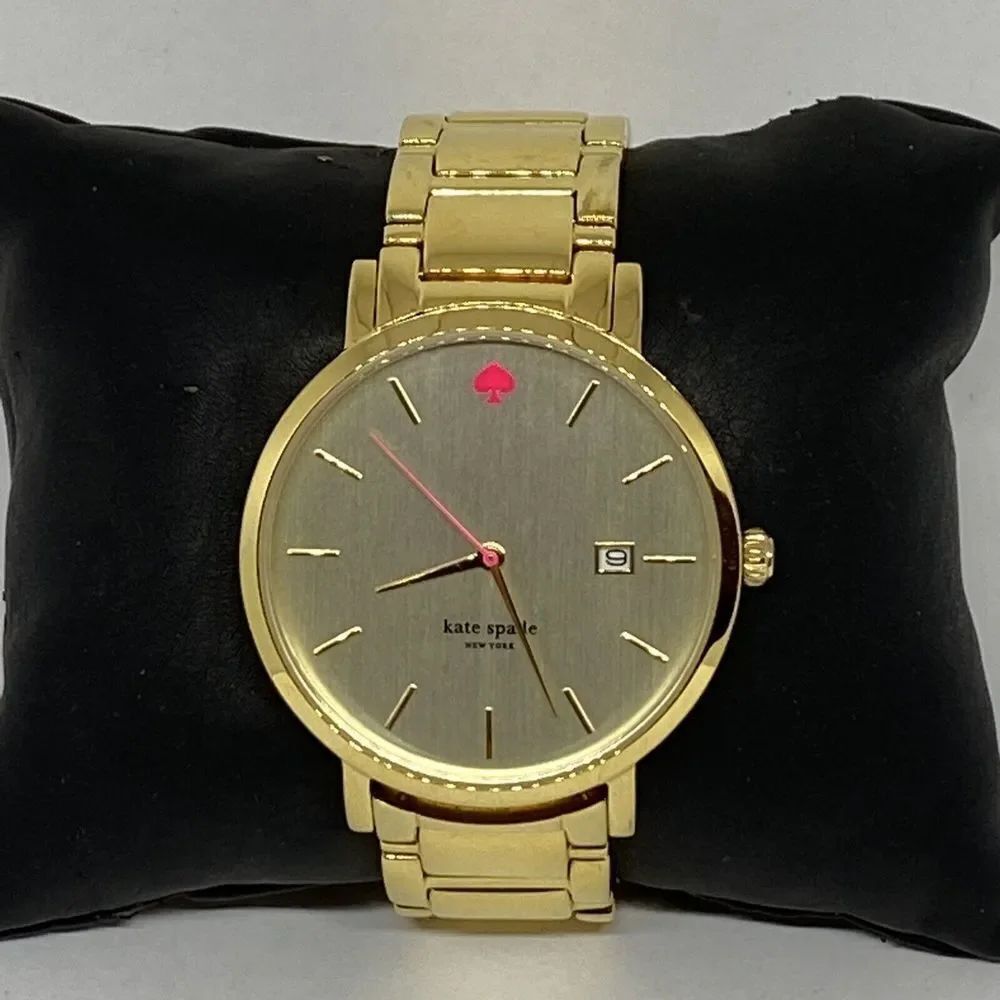 Kate Spade 0009 Women's Gold Stainless Steel Analog Gold Dial Quartz Watch JK829